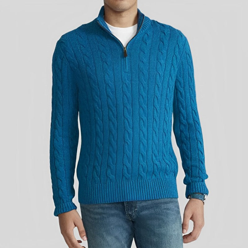 Maglione da uomo con scollo rotondo