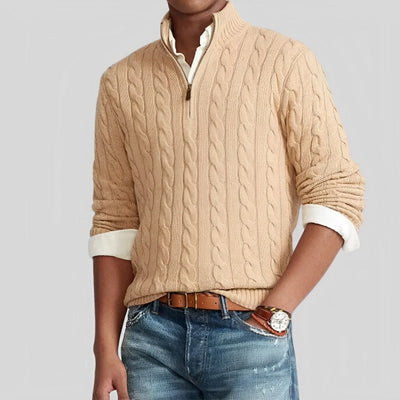 Maglione da uomo con scollo rotondo