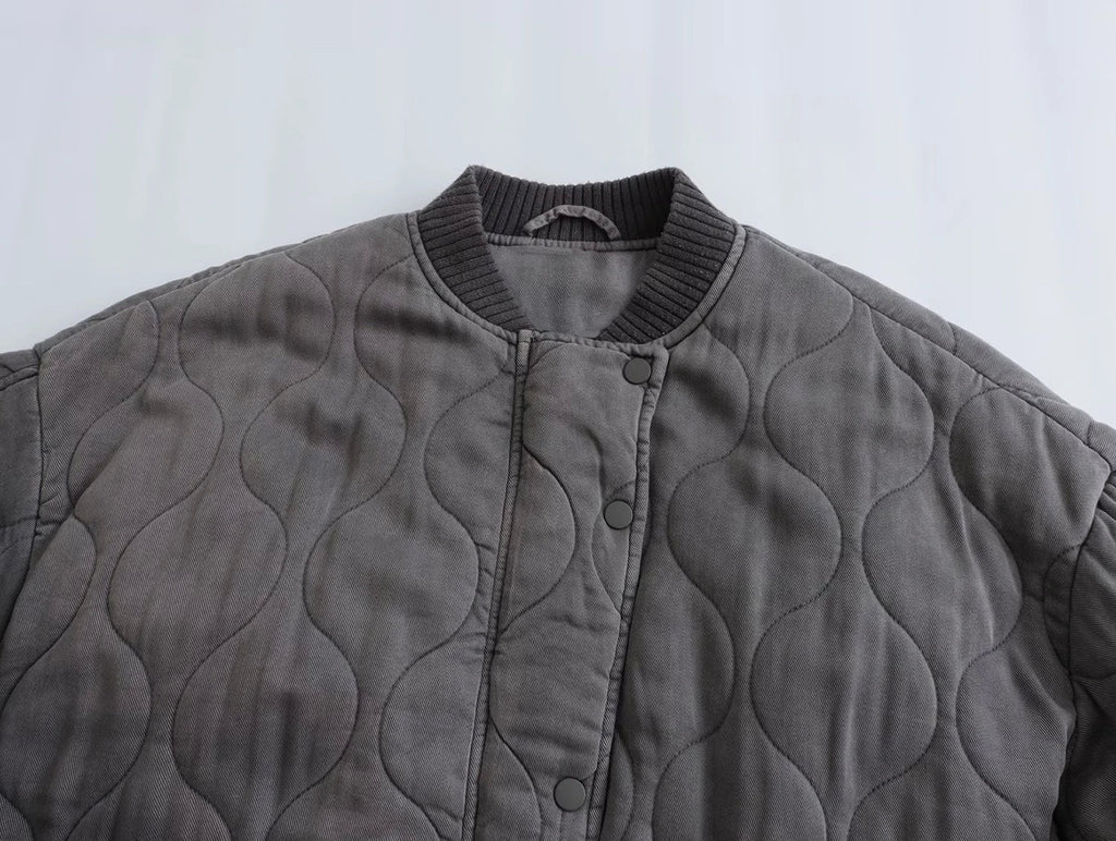 Rosa™ - Bomber Jacket Loose in Cotone