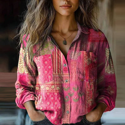 Camicia Casual Stampata - Stile Boho Chic