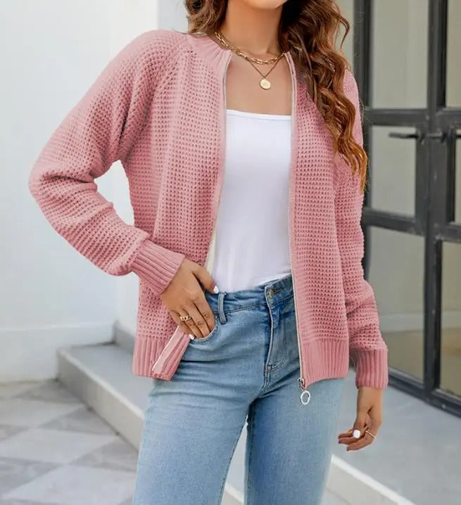 Emma™️ - Cardigan Lavorato a Maglia Elegante