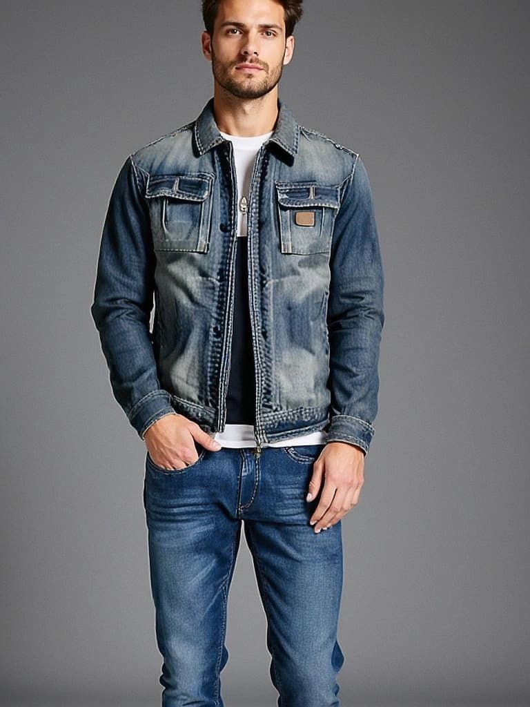 ANGELO | GIACCA IN DENIM TIMELESS